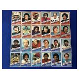1976 WONDER FOOTBALL ALL STAR SET 1-24