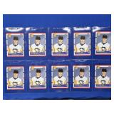 (10) 1990 JAROMIR JAGR ROOKIES SCORE #428