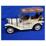 1976 THOMAS FLYER JIM BEAM DECANTER (FULL/SEALED)