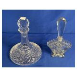 (2) CRYSTAL DECANTERS