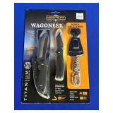 (NEW) WESTERN WAGONEER TITANIUM BONDED KNIFE SET
