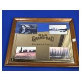 OLD GRAND DAD MIRROR APPROX 22.5" X 18.5"