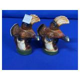 (PAIR) WILD TURKEY MINI NO 3 DECANTERS *EMPTY*