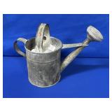 GALVANIZED TIN WATERING CAN APPROX 7" MARKED 4