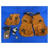 KILGORE PAL CAP GUN & HOLSTER, PLACO TOY CAP GUN