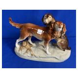 ROYAL DUX PORCELAIN DOG FIGURE MADE IN