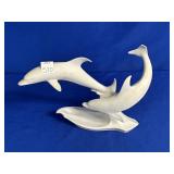 KAISER GERMANY BLANK CERAMIC DOLPHIN FIGURINE