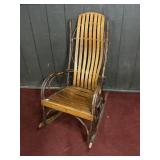 HICKORY ROCKING CHAIR APPROX 41" X 21"