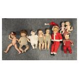 VINTAGE CHILDRENS DOLLS (SOME BISQUE)