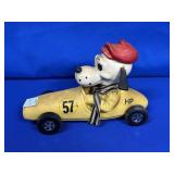 1973 ROYALTY INDUSTRIES 57 DOG IN RACE CAR BANK