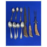 (4) SOLID ALASKA SILVER MARKED SPOONS, CENTURY