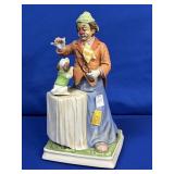 MELODY IN MOTION HAND PAINTED MUSIC BOX CLOWN
