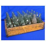 24 COKE BOTTLES IN WOODEN CRATE
