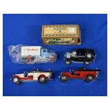 (4) ERTL DIE CAST REPLICA BANKS: 1932 FORD
