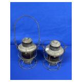 (2) RAILROAD LANTERNS: ARMSPEAR "1925" & ADLAKE