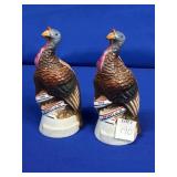 (PAIR) MINI NO. 5 TURKEY DECANTERS *EMPTY*