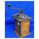 DOVETAILED WOODEN/METAL COFFEE GRINDER