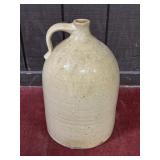 STONEWARE HANDLED JUG APPROX 17"