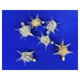 (6) USA MARKED DECORATIVE BULBS CHRISTMAS BULBS