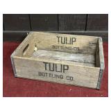 TULIP BOTTLING CO WOODEN CRATE JOHNSTOWN PA