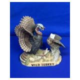 1985 WILD TURKEY AND OWL NO 8 DECANTER *FULL*