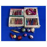 VINTAGE CHRISTMAS TREE ORNAMENTS (LONG DROPS)