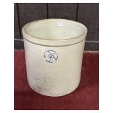 5 GALLON SUN/STAR CROCK (SOME CHIPS, SEE PHOTOS)