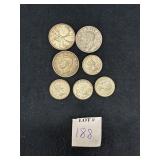 MIXED CANADIAN SILVER COINS