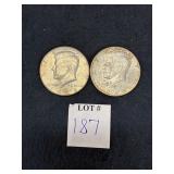 1968 & 1969 KENNEDY HALF DOLLARS