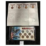WORLD WAR II PENNY COLLECTION & (4) UNC LINCOLN-
