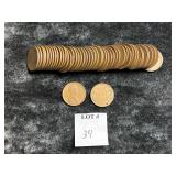 (30) 1917 WHEAT PENNIES & (20) 1918 WHEAT PENNIES