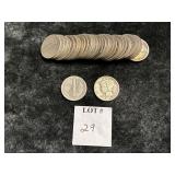 (35) MERCURY DIMES (MIXED YEARS)