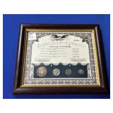 FRAMED U.S. LEGAL TENDER: KENNEDY HALF, BUFFALO