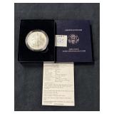 U.S. MINT 2007 AMERICAN SILVER EAGLE UNC WEST
