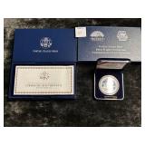 U.S. MINT FIRST FLIGHT COMMEMORATIVE SILVER PROOF