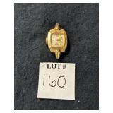 14KT MARKED BACK UNIVERSAL GENEVE SWISS WATCH