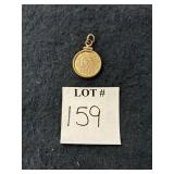 1.38G CALIFORNIA GOLD IN BEZEL