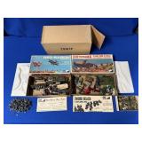(2) MPC HO SCALE KITS: RED BARON DOGFIGHT & D-DAY