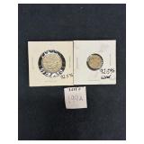 1943 THREE PENCE & 1943 AUSTRALIAN SHILLING