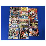 $.75 - $1.50  MARVEL COMICS: SPIDER MAN, CAPTAIN