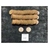 (3) ROLLS MIXED DATES WHEAT PENNIES