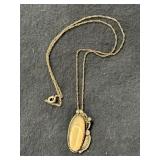 REEVES MARKED CHARM ON STERLING SILVER CHAIN