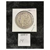 1882-O MORGAN SILVER DOLLAR