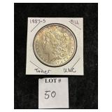 1887-S MORGAN SILVER DOLLAR