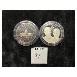 2013-S & 2001 COMMEMORATIVE PROOF HALF DOLLARS