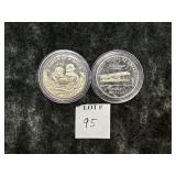 2003 & 2008-S COMMEMORATIVE PROOF HALF DOLLARS