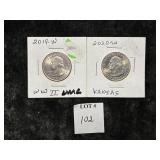 2020-W & 2019-W UNC QUARTERS