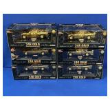 (6) 1999 RACING CHAMPIONS 24K GOLD PLATED DIE CAST