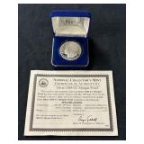 SILVER 1889 CARSON CITY MORGAN PROOF WITH COA