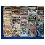 STACK OF MARVEL COMIC BOOKS (VARIOUS PRICES) WITH